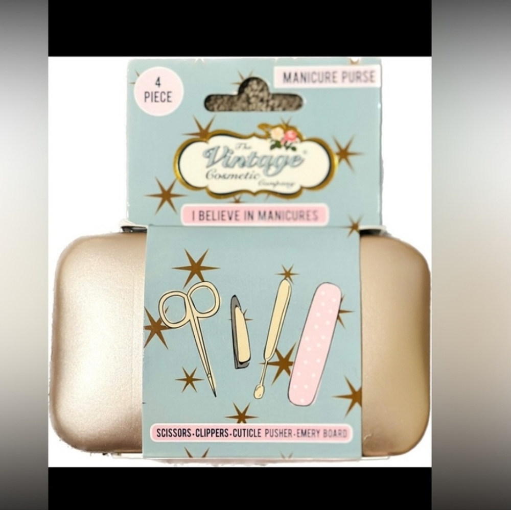 Manicure Purse Set- Rose Gold & Gingerbread
